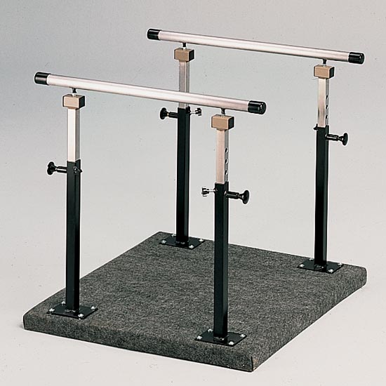 Clinton Adjustable Balance Platform with Rugged Indoor/Outdoor Carpet base - 36in x 36in x 26in-39in